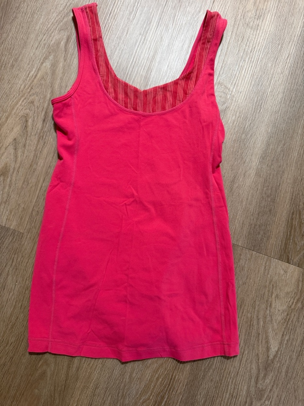 lululemon athletica Bright Pink Scoop Tank